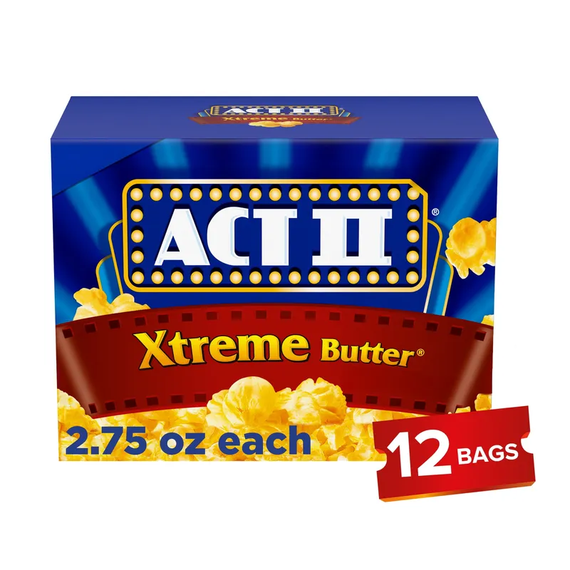 Act II Xtreme Butter Microwave Popcorn