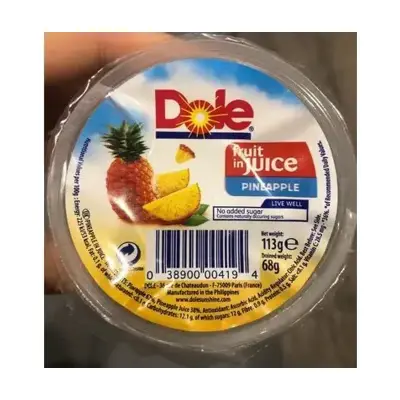 Fruit Bowls 4-pack – Pineapple Tidbits
