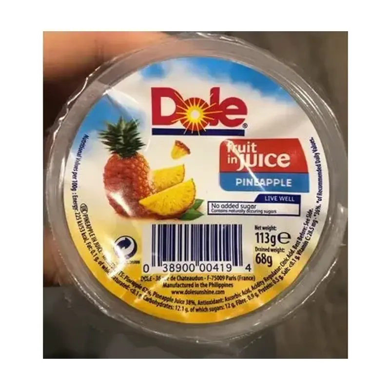 Fruit Bowls 4-pack – Pineapple Tidbits