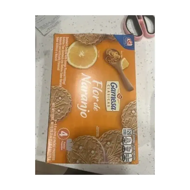 Flor de Naranjo Orange Sandwich Cookies (4 pk)