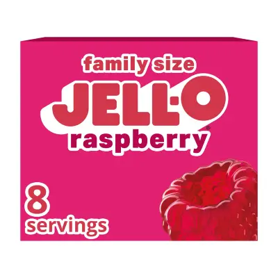 Jell-O Raspberry Family Size