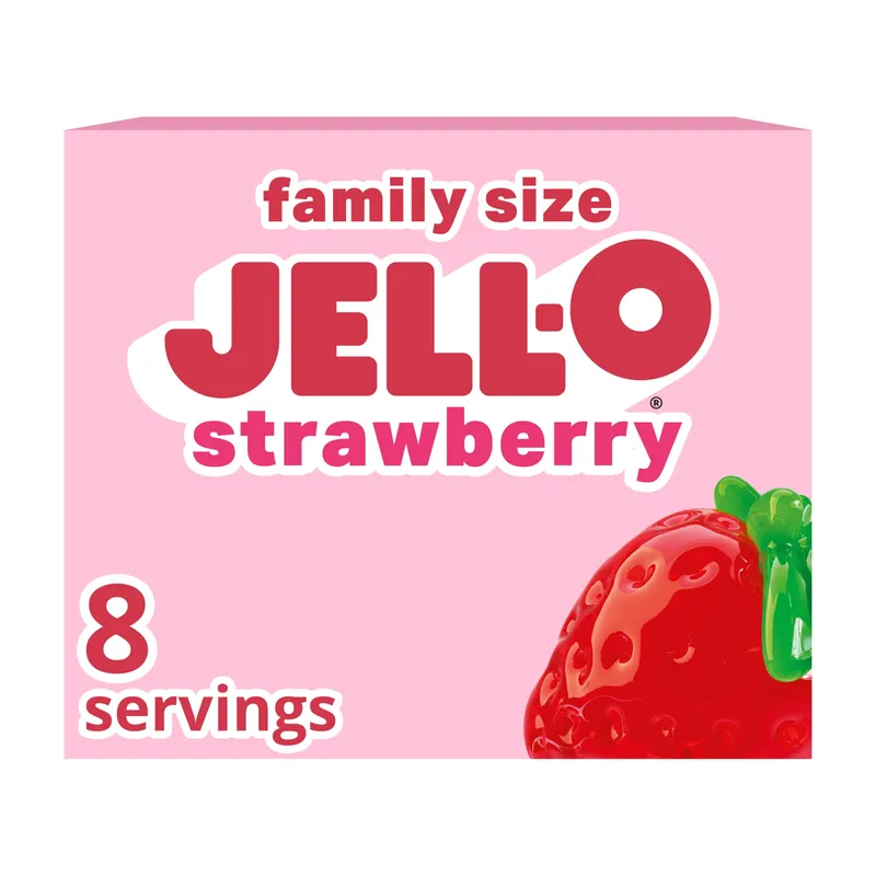 Jell-O Strawberry Family Size