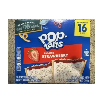 Pop-Tarts Frosted Strawberry (16 ct)
