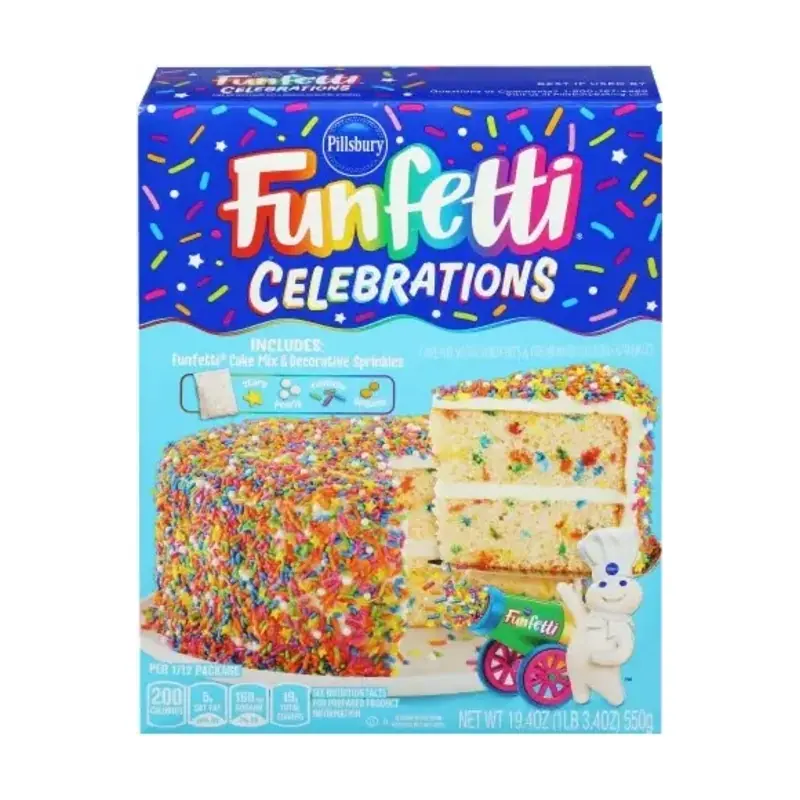 Pillsbury Funfetti Celebrations Cake Mix