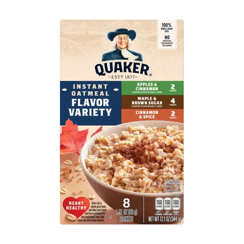 Quaker Instant Oatmeal Flavor Variety